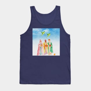 The Three Kings in route to deliver gifts Tank Top